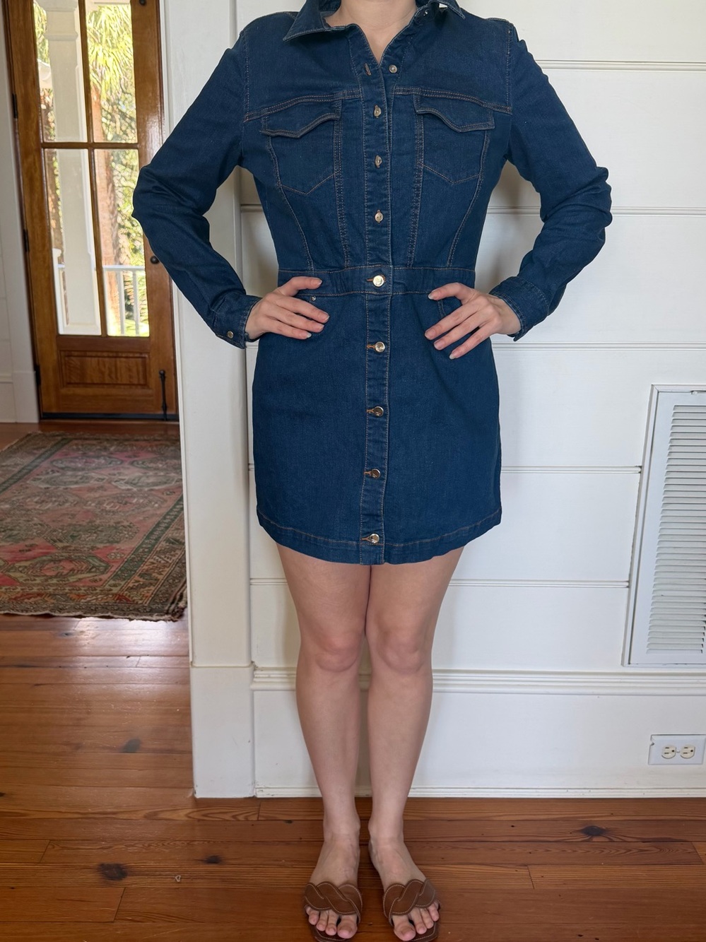 Zara Denim Mini Dress